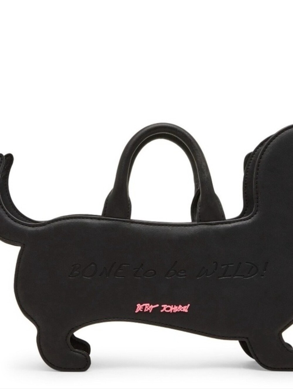 👉✨️ Betsey Johnson Dachshund skeleton Bag Purse Halloween doxie dog - Picture 4 of 7